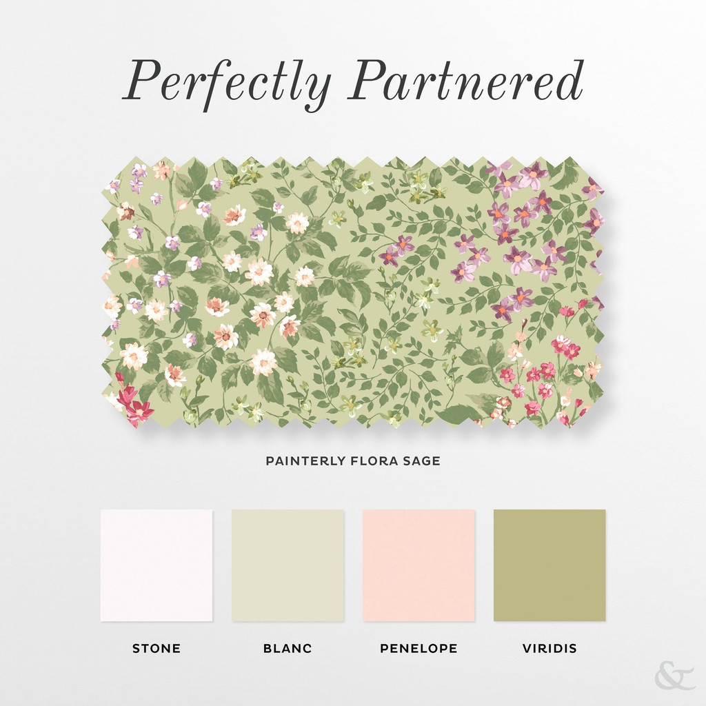 Painterly Flora Sage Roman Blind - 142565rom_COORDINATES_01.jpg