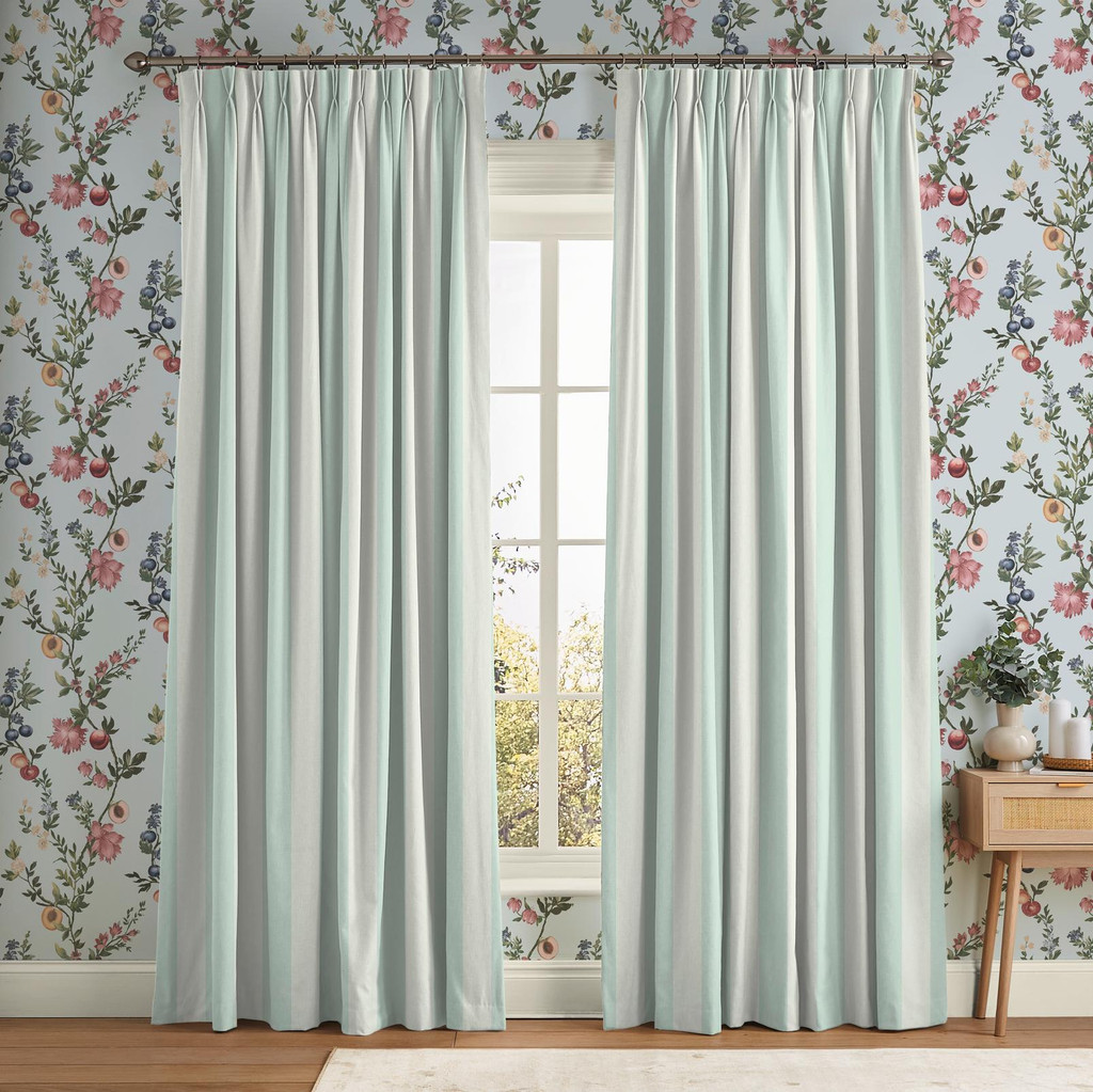 Équilibre Stripe Light Blue Curtain - 142661cur_ROOMSET_01.jpg