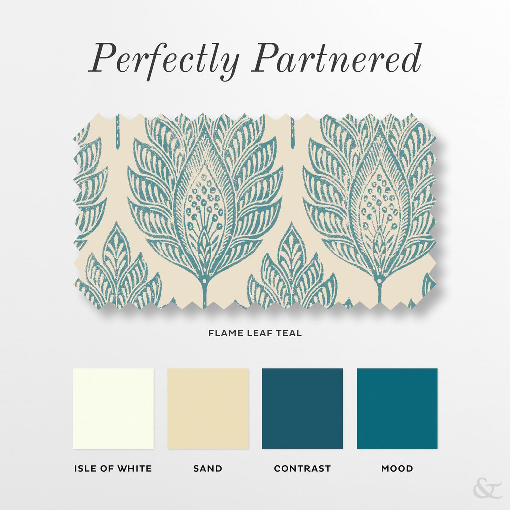 Flame Leaf Teal Curtain - 142548cur_COORDINATES_01.jpg