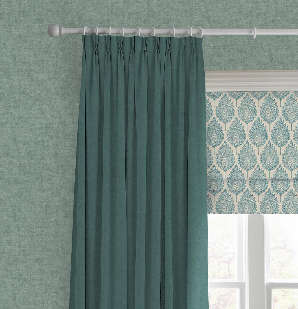 Flame Leaf Teal Roman Blind - 142548rom_CAMEO_01.jpg
