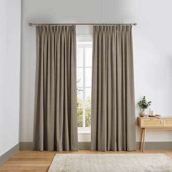 Corduroy Warm Grey Curtain