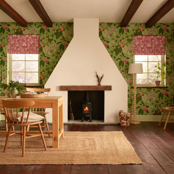 Craftwork Trail Green Wallpaper - 130281_ROOMSET_01.jpg