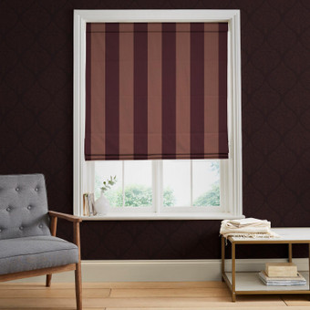 Équilibre Stripe Purple Roman Blind - 142561rom_ROOMSET_01.jpg