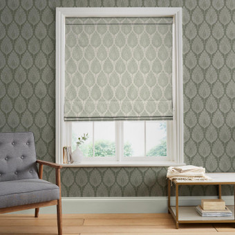 Flame Leaf Green Roman Blind - 142547rom_ROOMSET_01.jpg