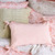 Laura Ashley Flaxley Stripe Pink Cushion