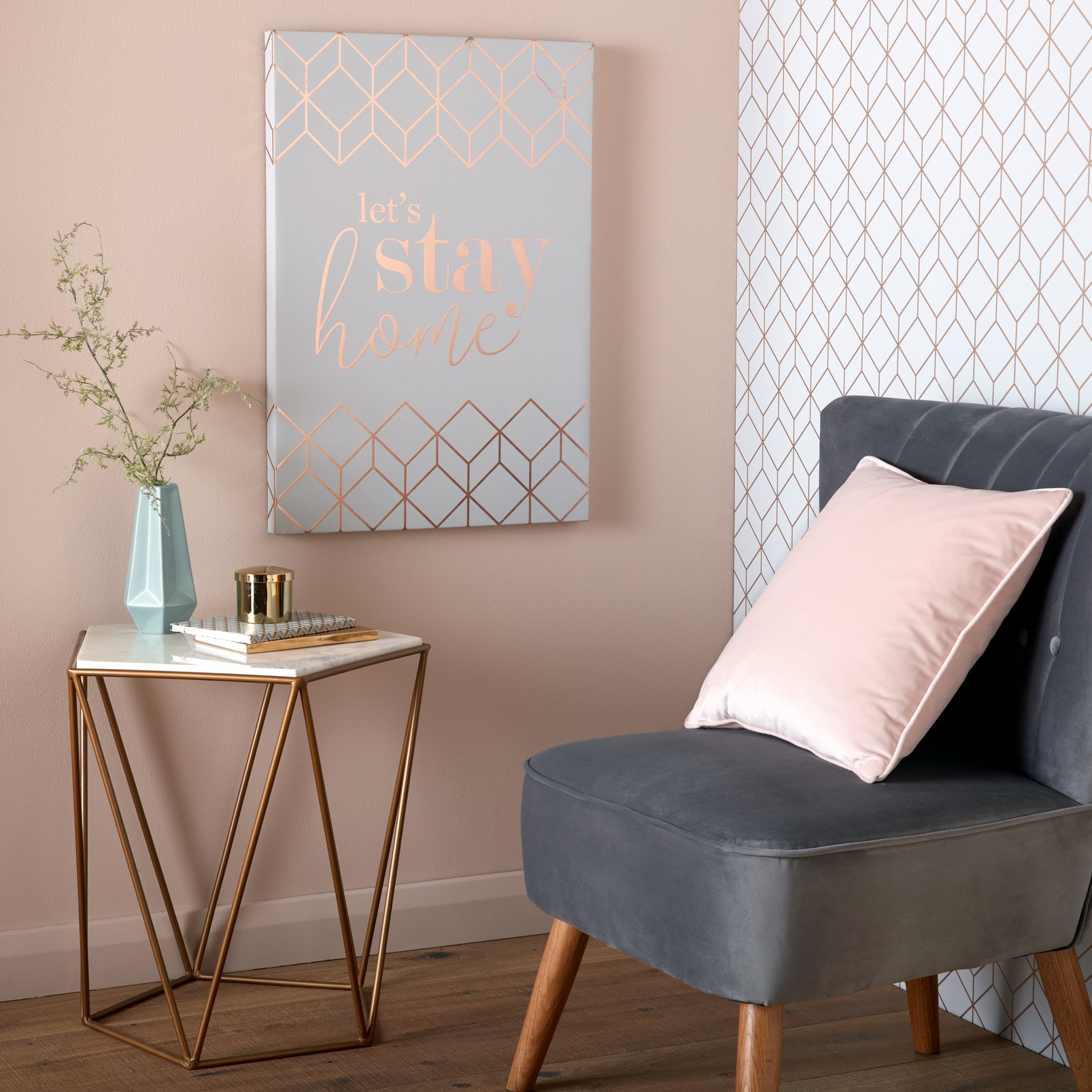 Let's Stay Home Wall Art