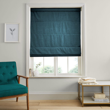 Ethereal Teal Roman Blind Ethereal Teal Roman Blind