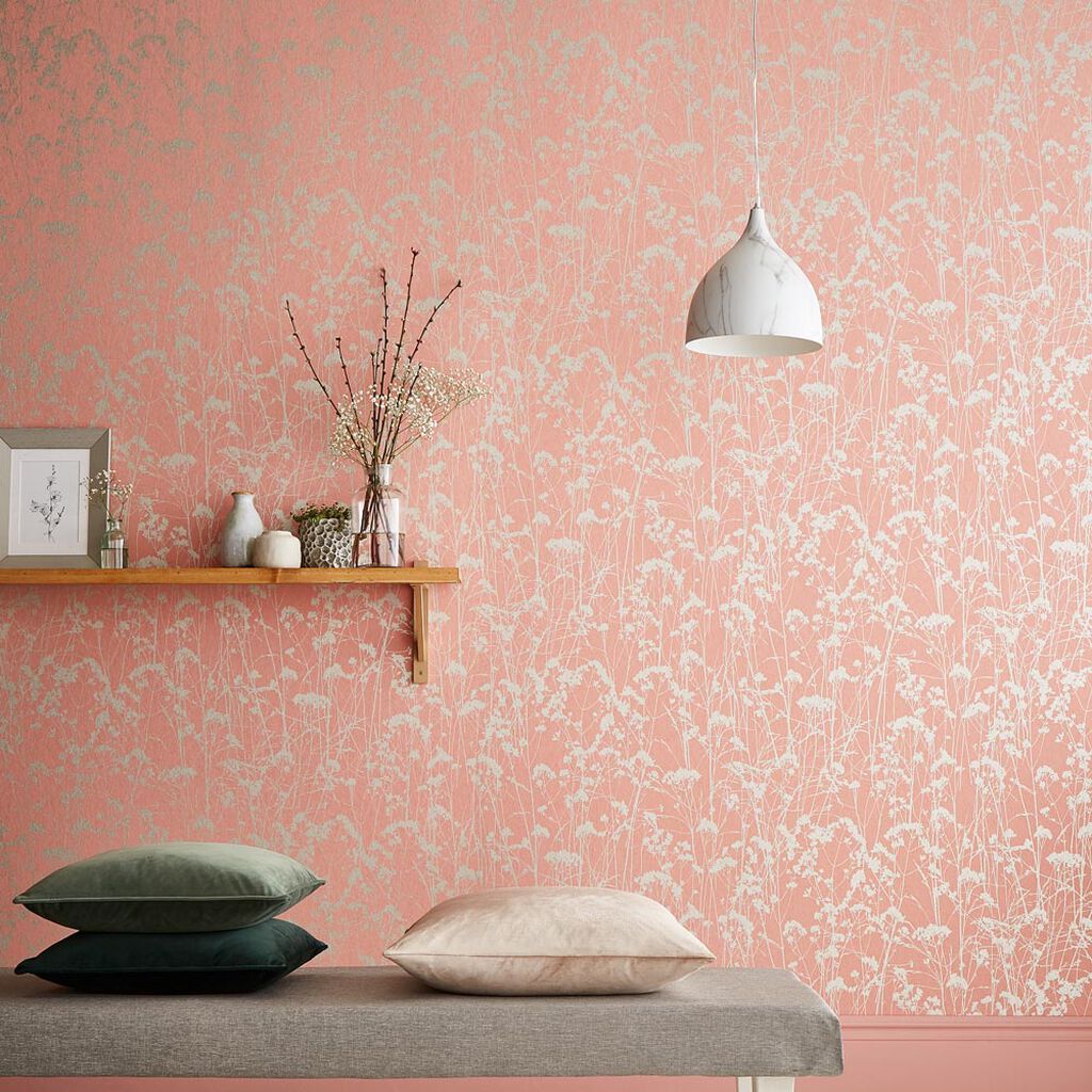 Papier peint Grace Corail Papier peint Grace Corail