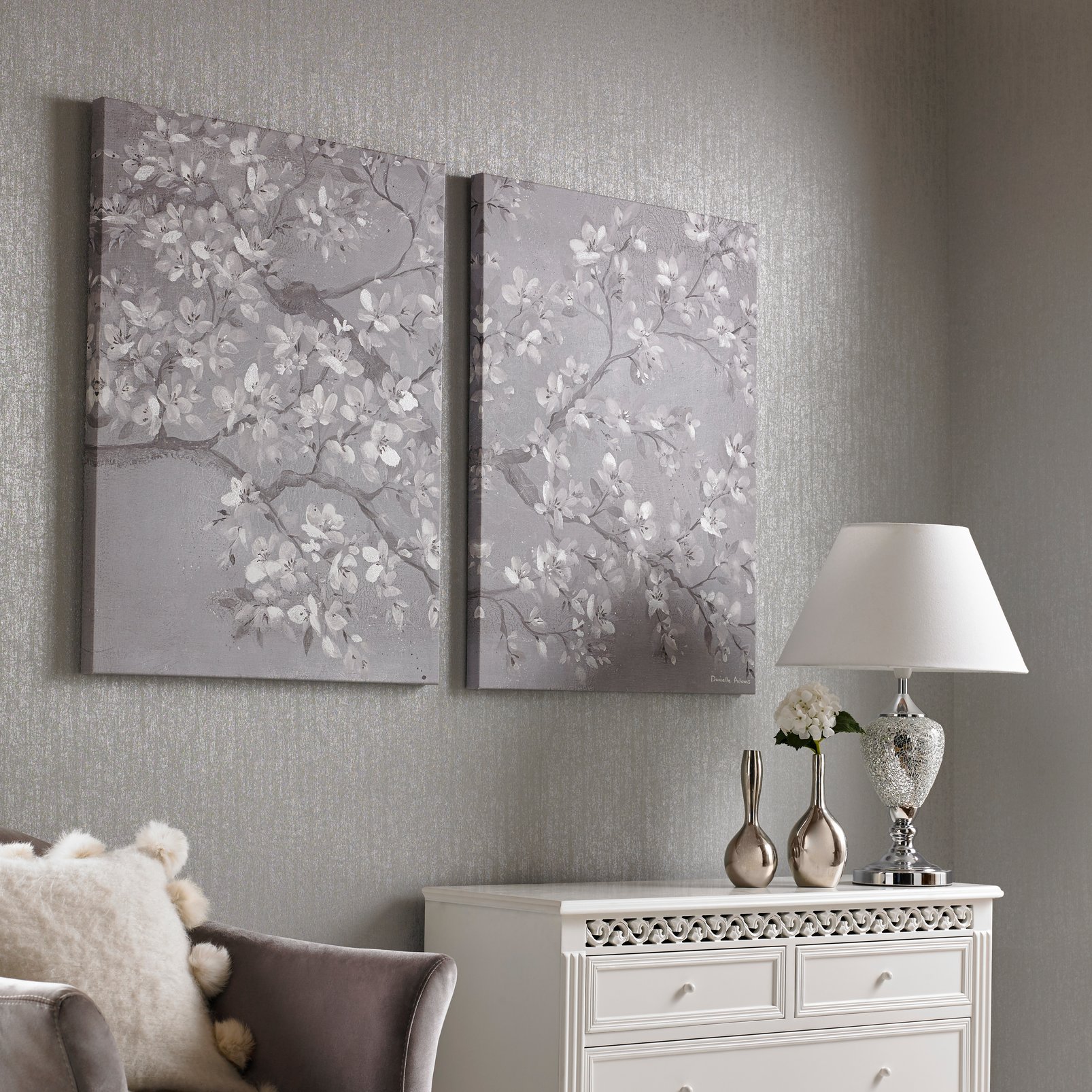 Tranquil Orchid Printed Canvas Wall Art Tranquil Orchid Printed Canvas Wall Art
