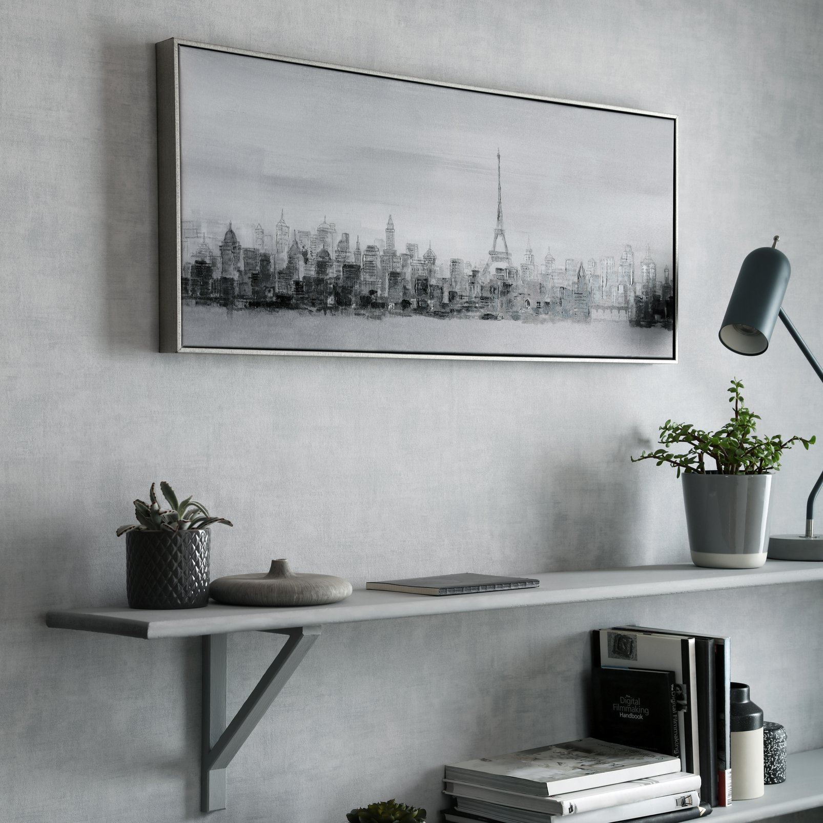 Bonne Nuit Paris Framed Canvas Bonne Nuit Paris Framed Canvas