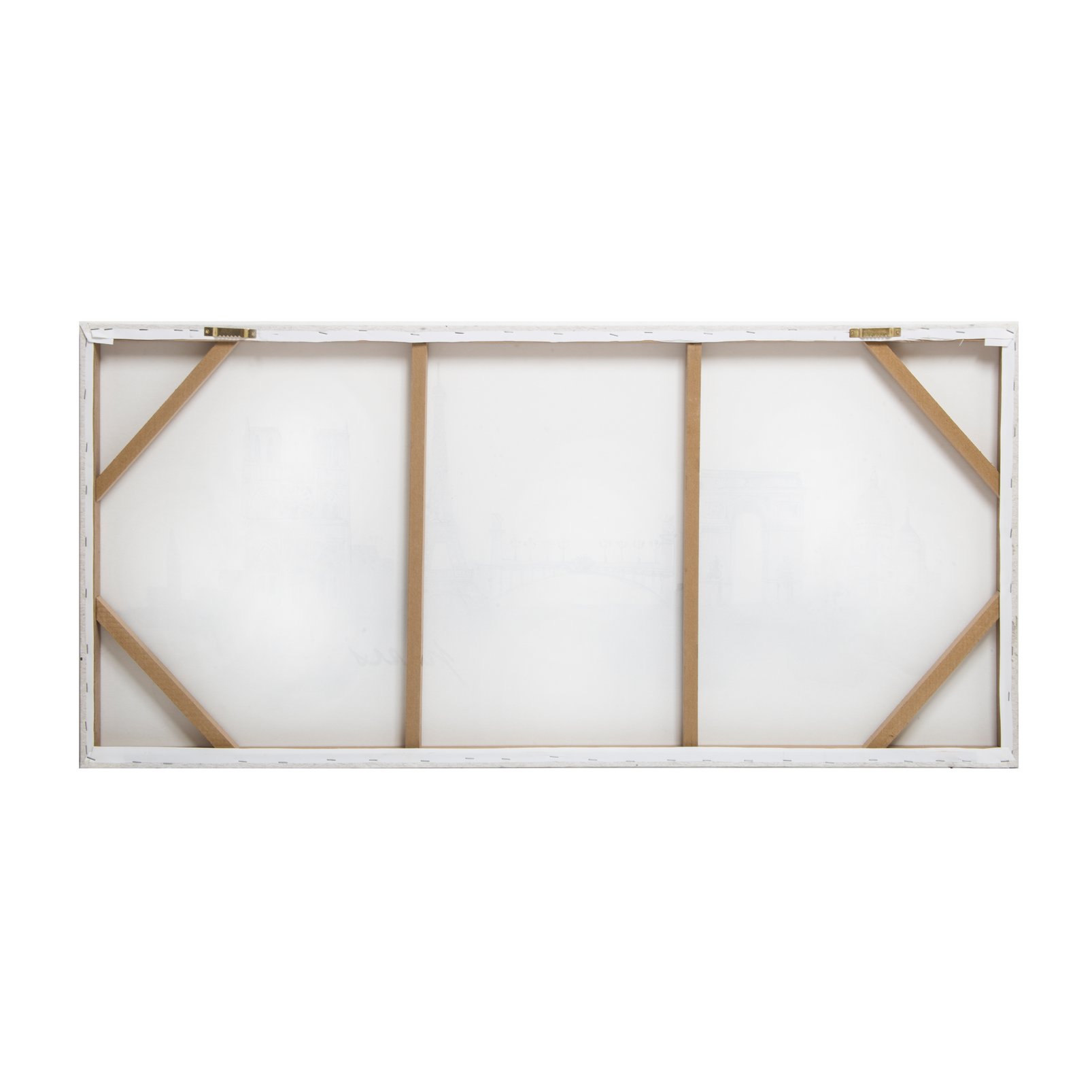 Neutral Watercolour Woods Printed Canvas Wall Art