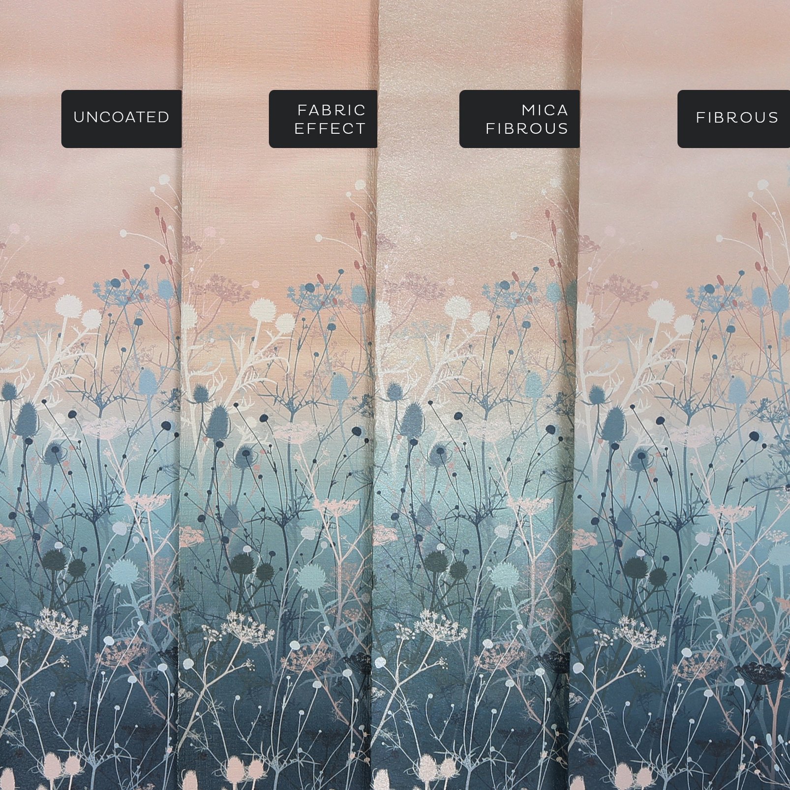Tania's Garden Dusk Bespoke Mural Tania's Garden Dusk Bespoke Mural