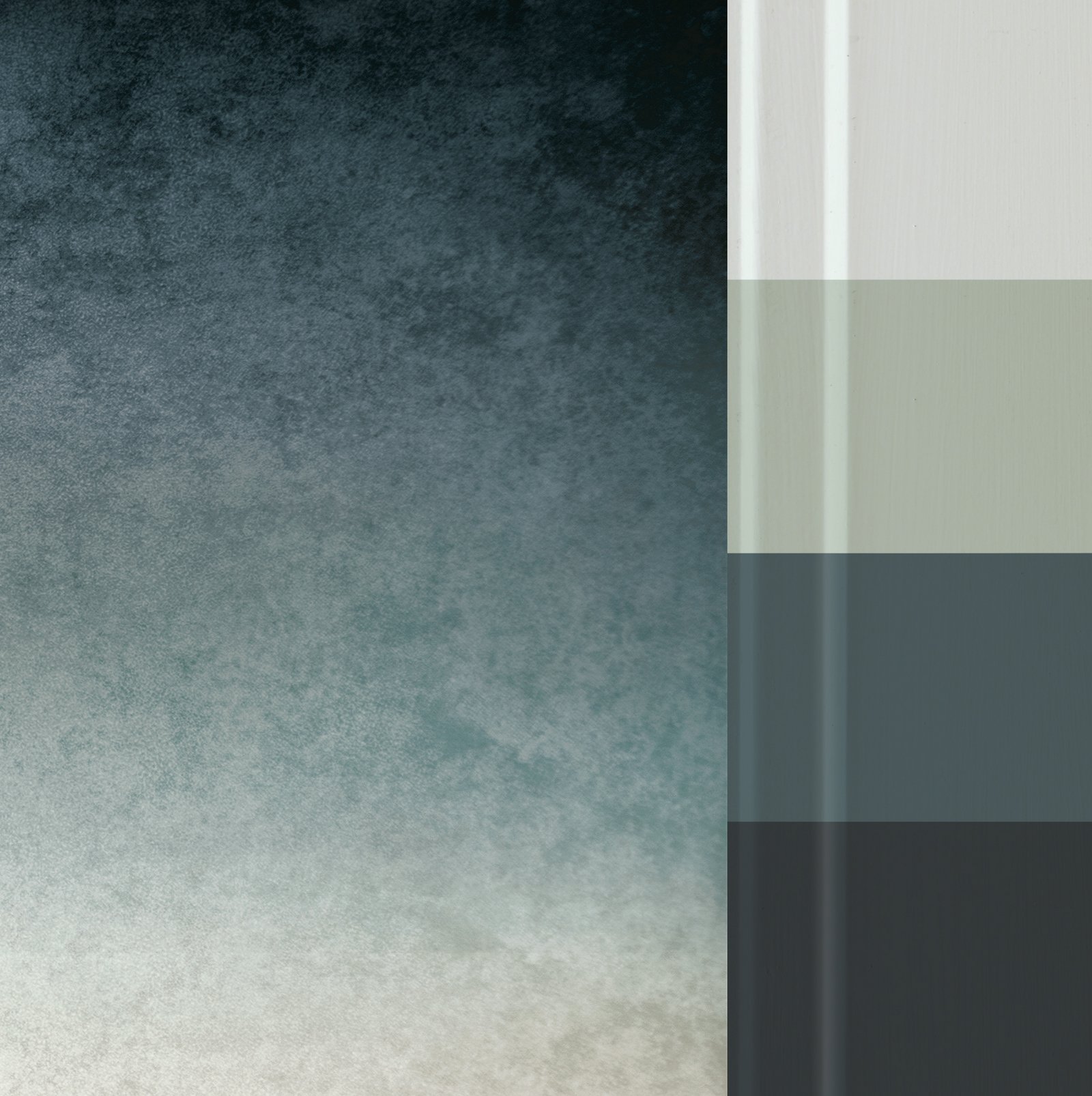 Ink Blue Ombre Bespoke Mural