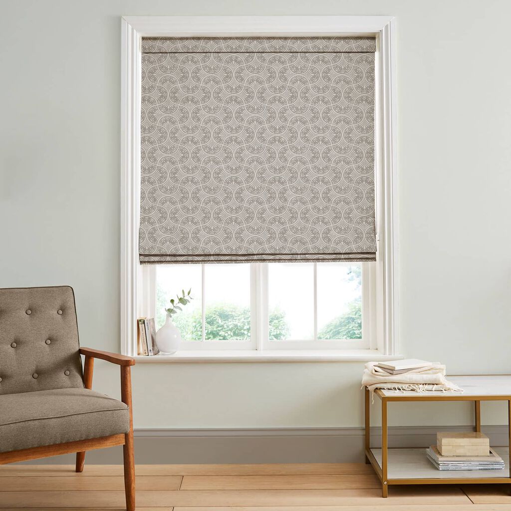 Hopwood Cottage Neutral Roman Blind Hopwood Cottage Neutral Roman Blind