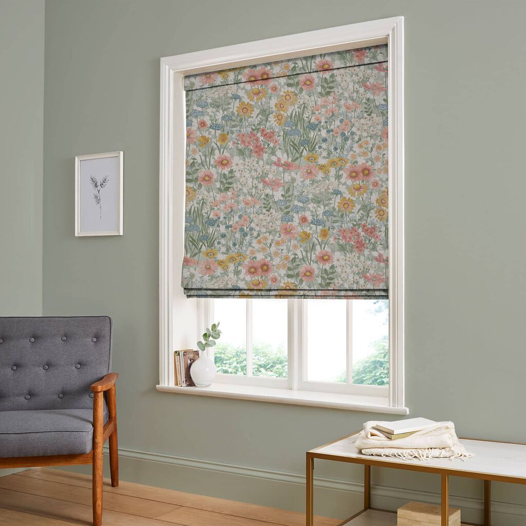 Wallflower Day Roman Blind Wallflower Day Roman Blind
