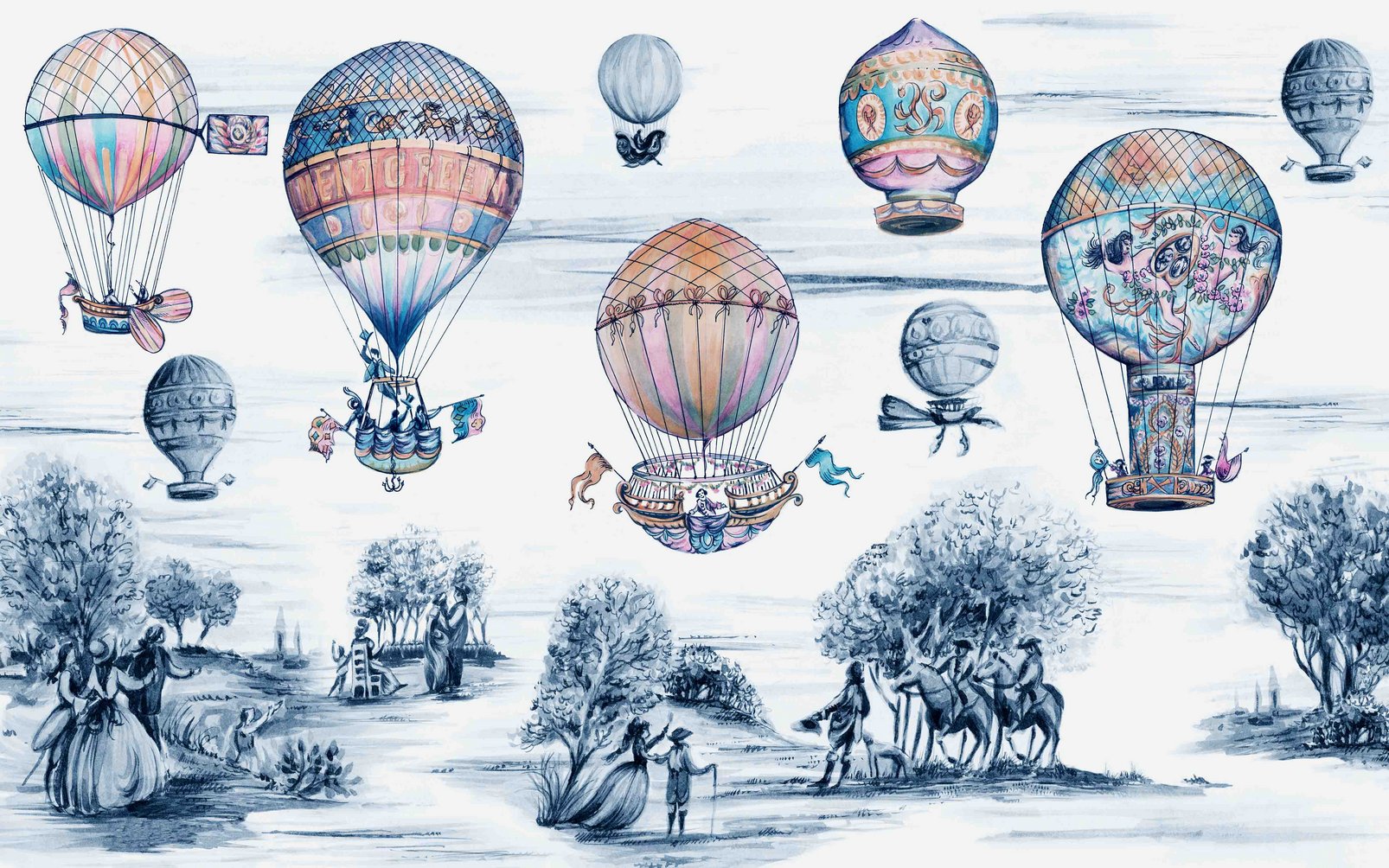 Deep Sky Balloon Race Bespoke Mural