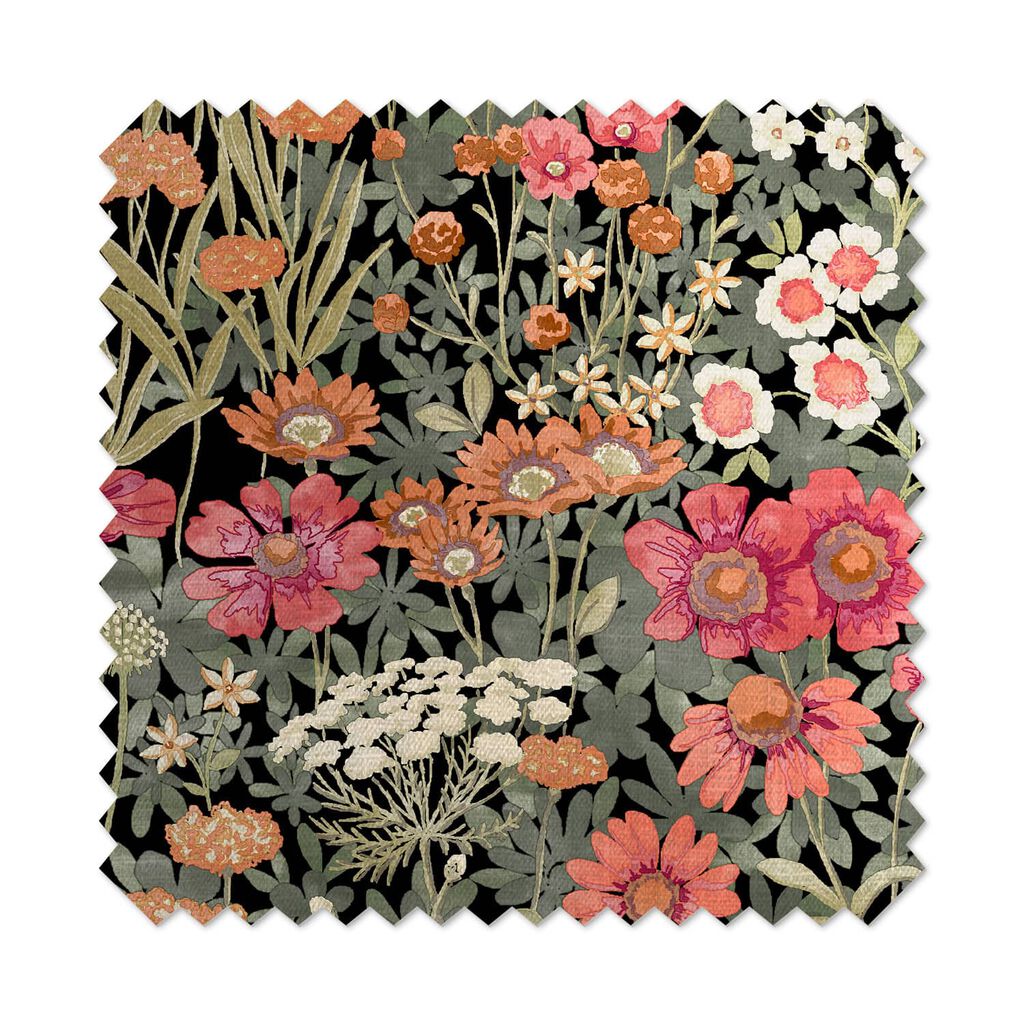 Wallflower Night Garden Roman Blind Wallflower Night Garden Roman Blind