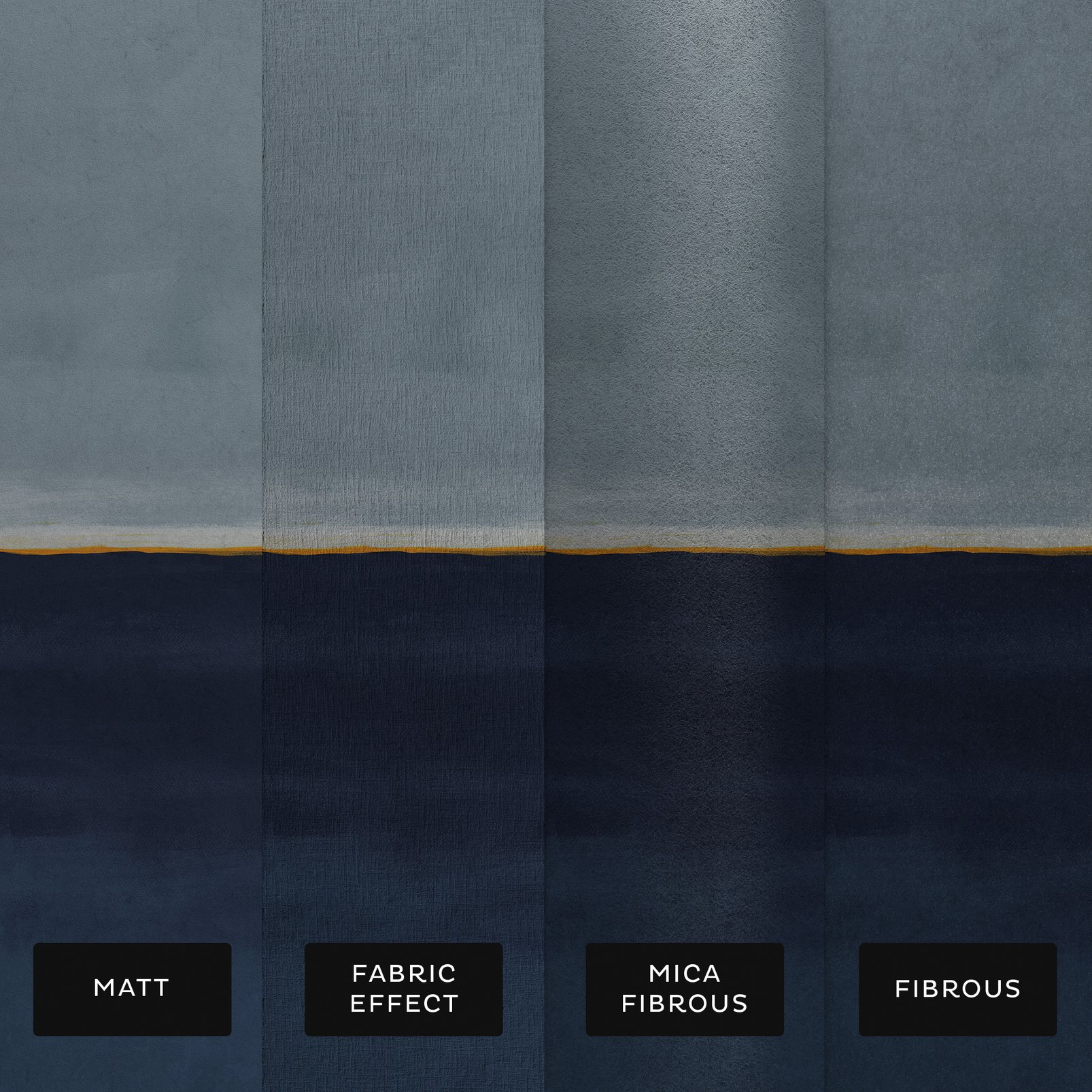 The Horizon Blue Bespoke Mural