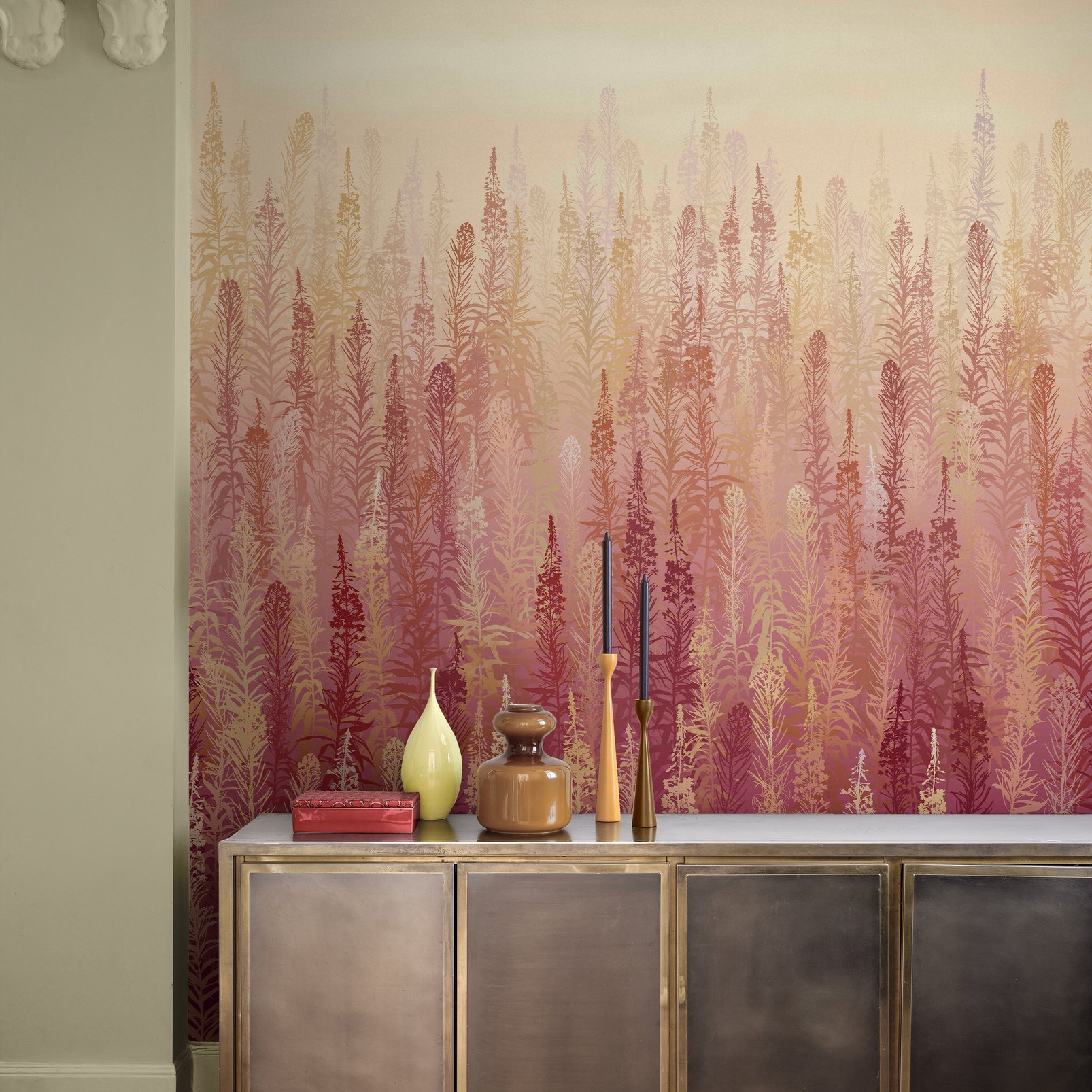 Willowherb Autumn Bespoke Mural