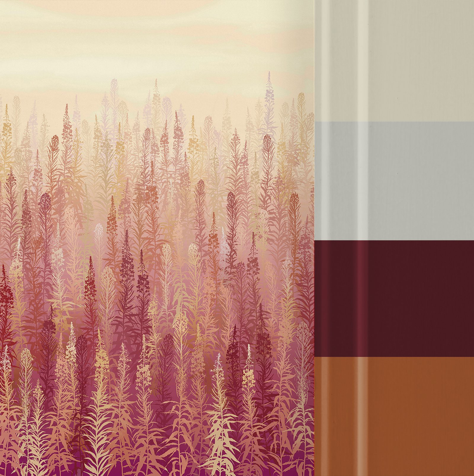 Willowherb Autumn Bespoke Mural