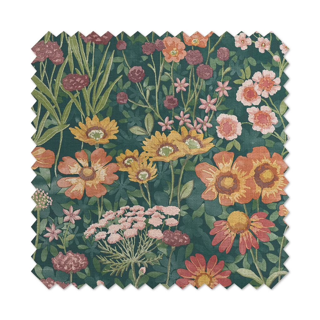 Wallflower Emerald Roman Blind Wallflower Emerald Roman Blind
