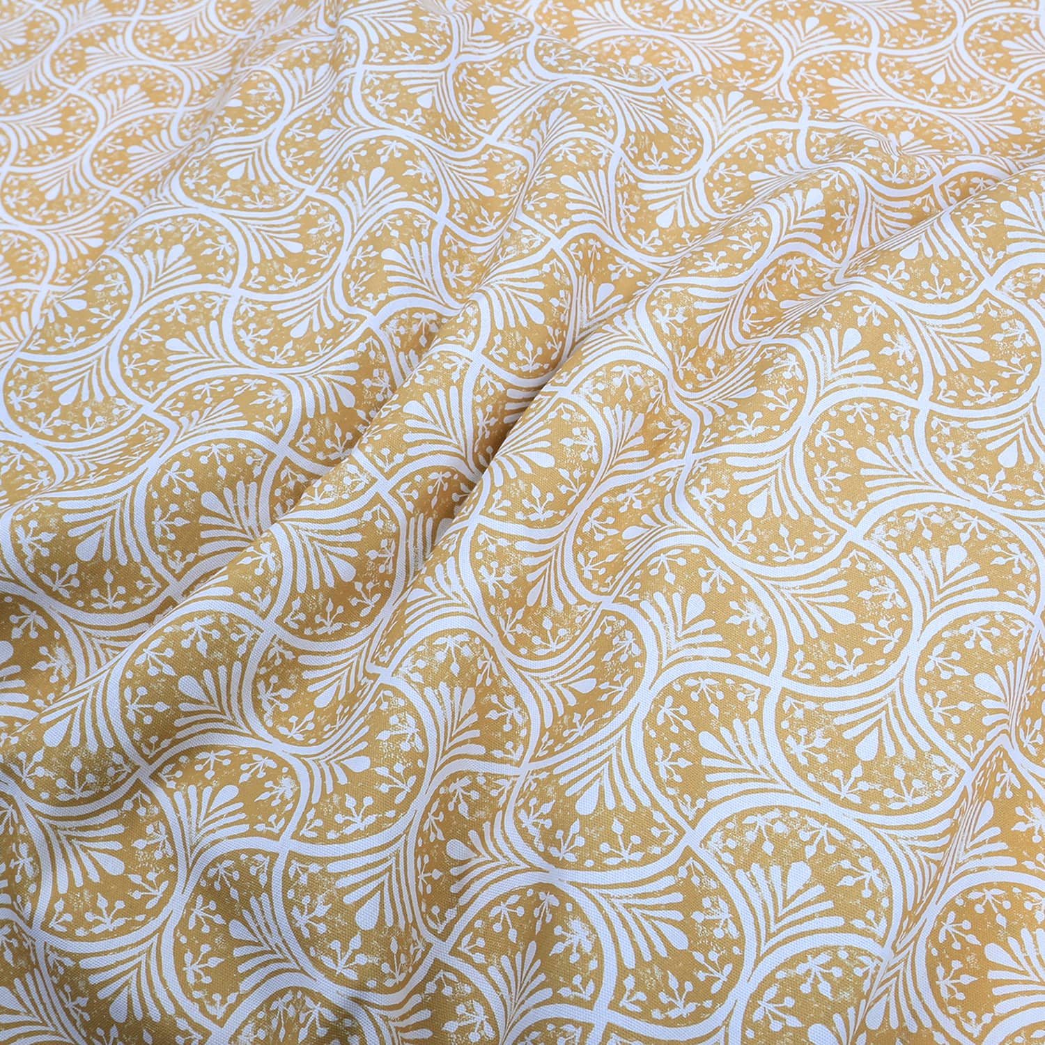 Hopwood Cottage Ochre Roman Blind Hopwood Cottage Ochre Roman Blind