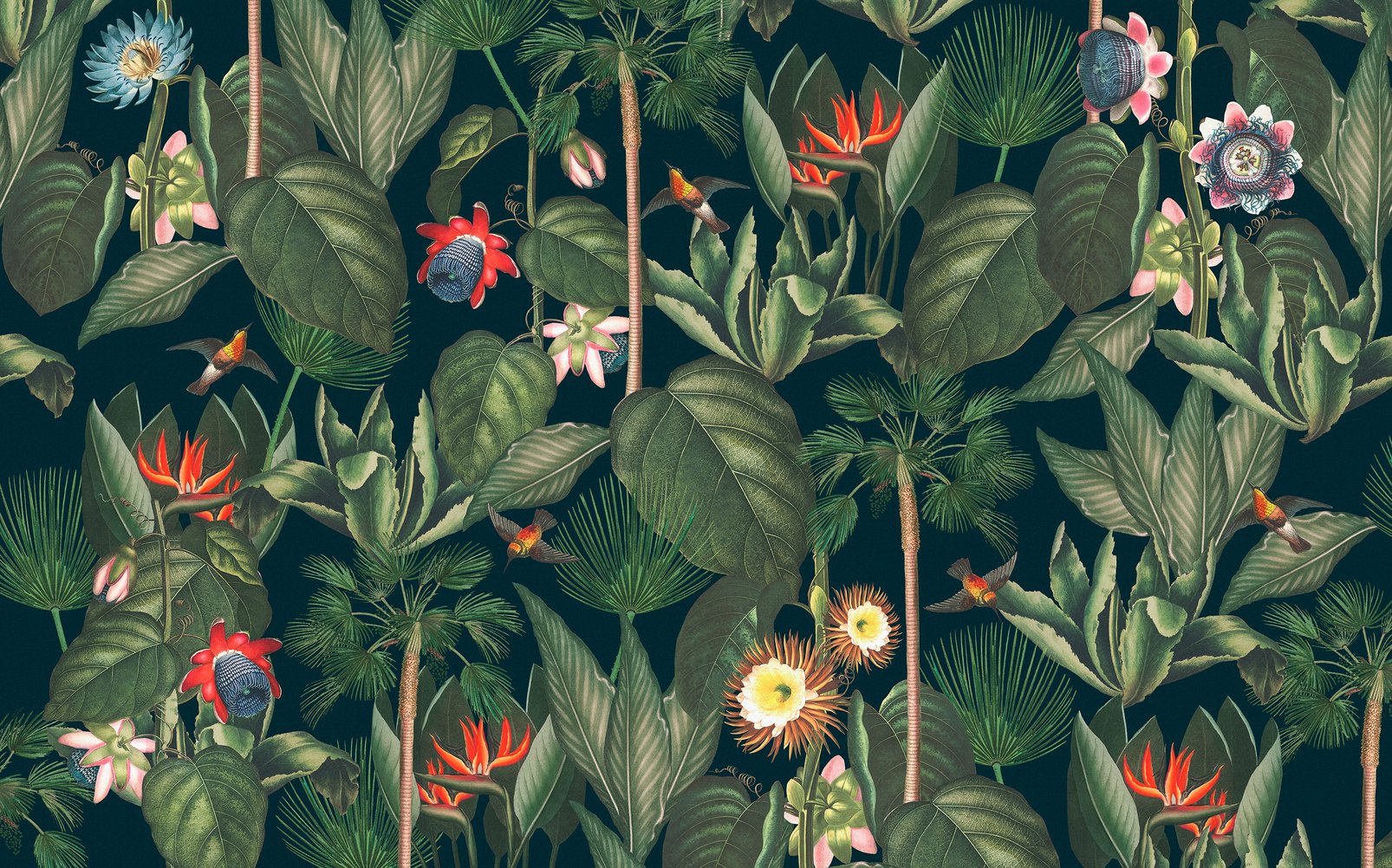 Botanique Jungle Dawn Bespoke Mural