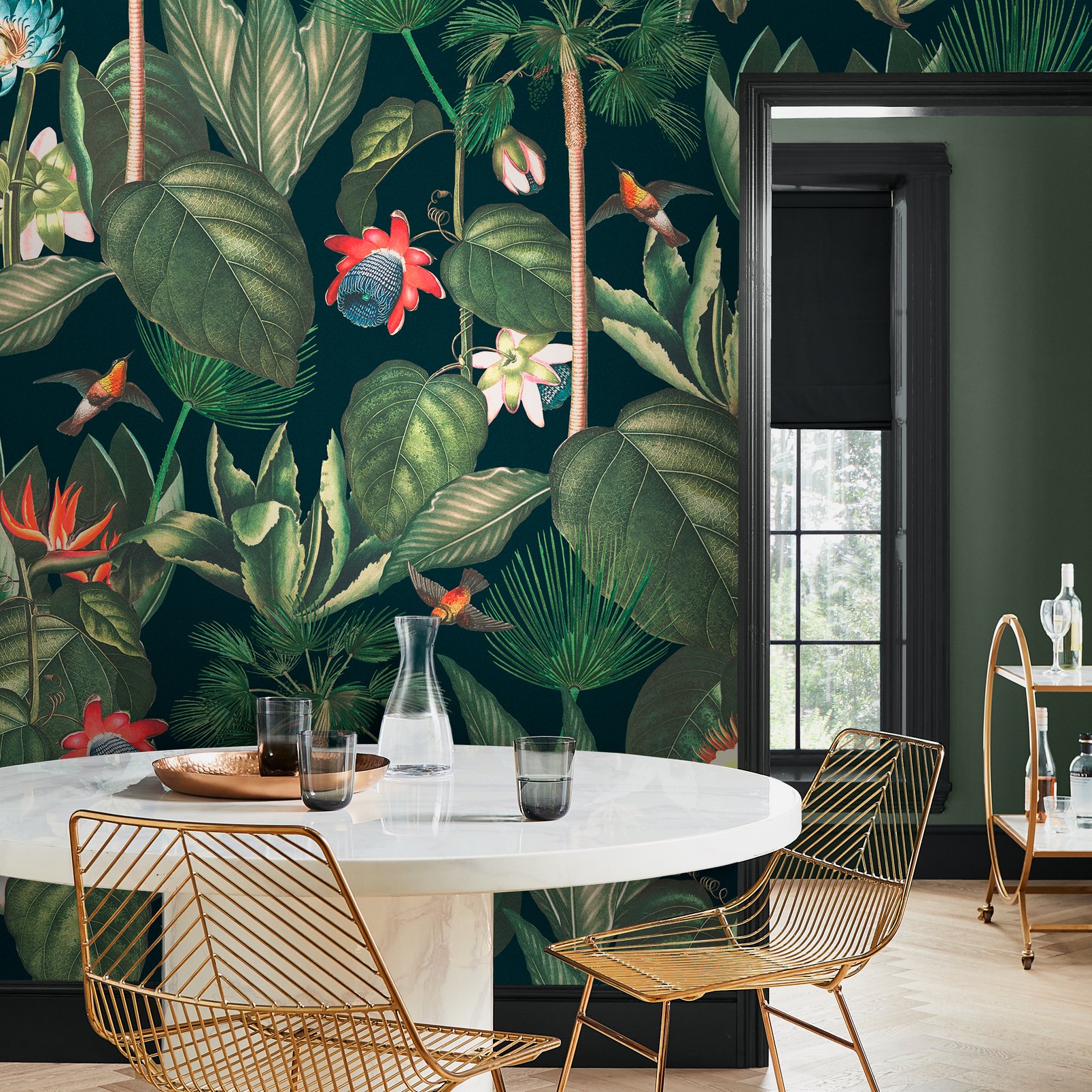 Botanique Jungle Dawn Bespoke Mural