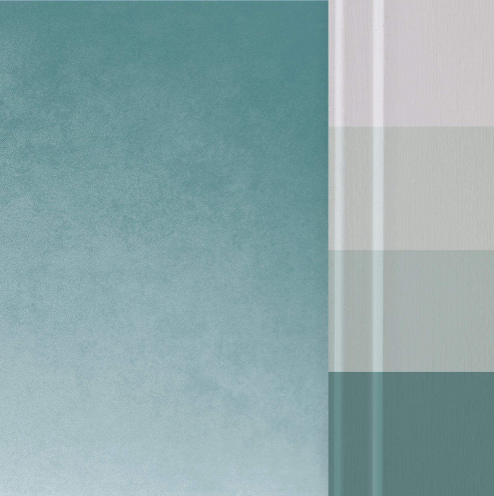 Ink Duck Egg Ombre Bespoke Mural