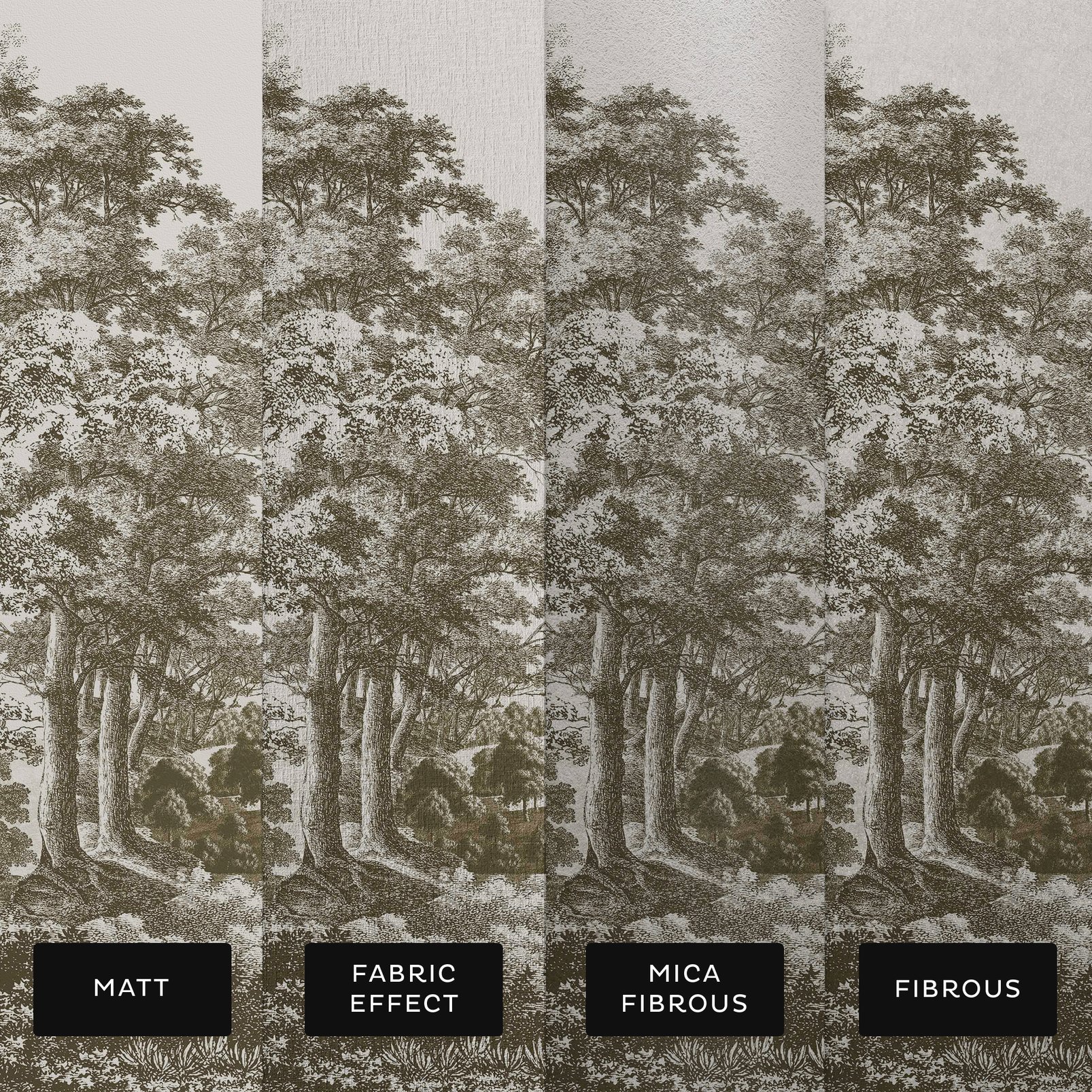 Stately Manor Sepia Bespoke Mural