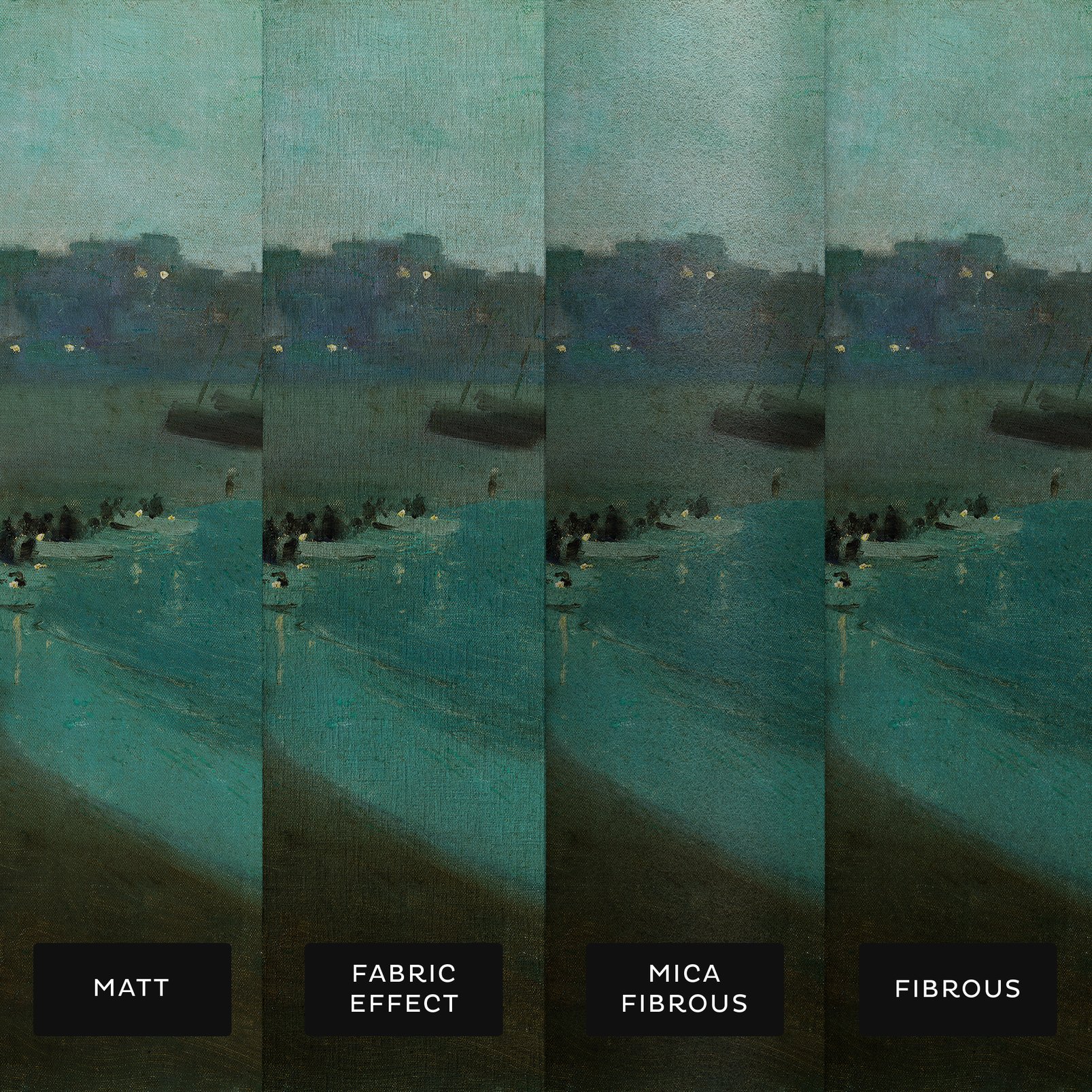 Osborn Beach at Dusk Bespoke Mural