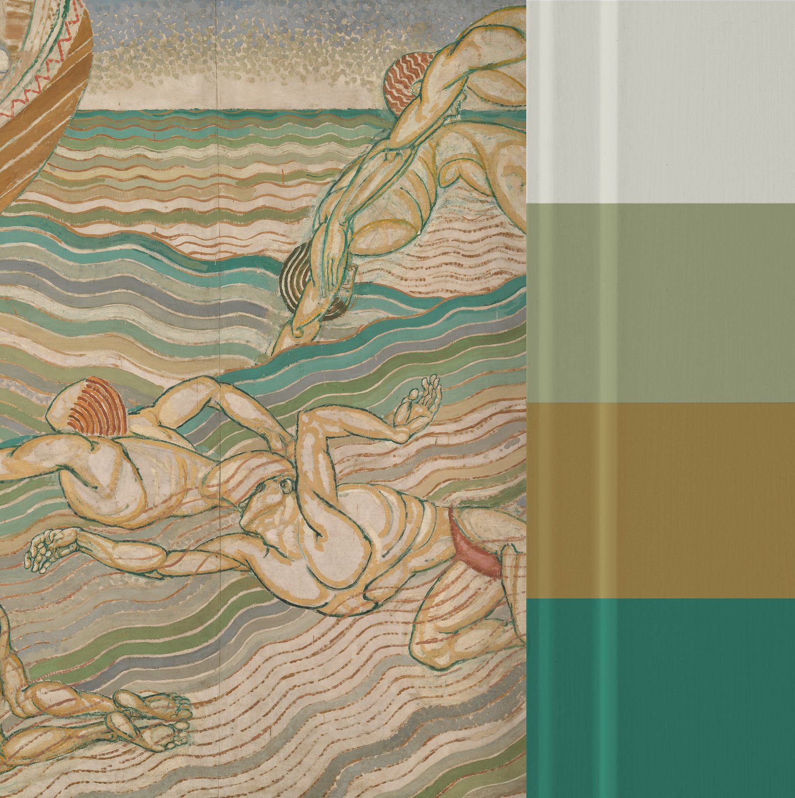 Grant Bathing Bespoke Mural Grant Bathing Bespoke Mural