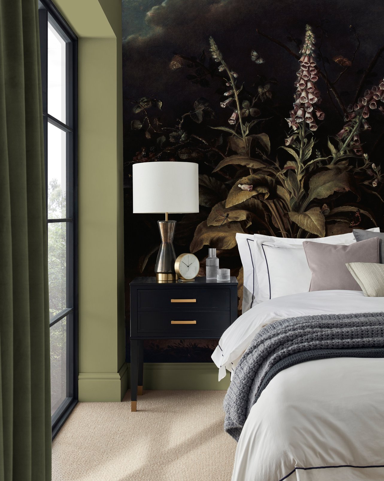 Weaver Foxglove and Brambles Bespoke Mural