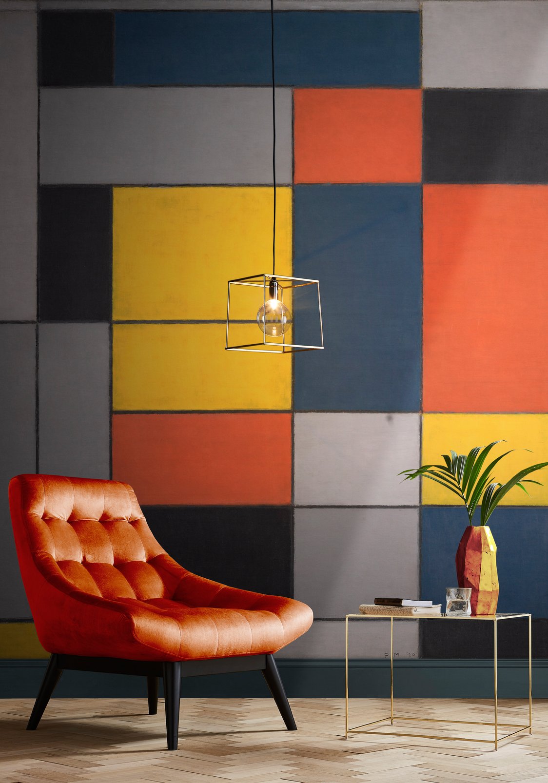 Mondrian No.VI Bespoke Mural
