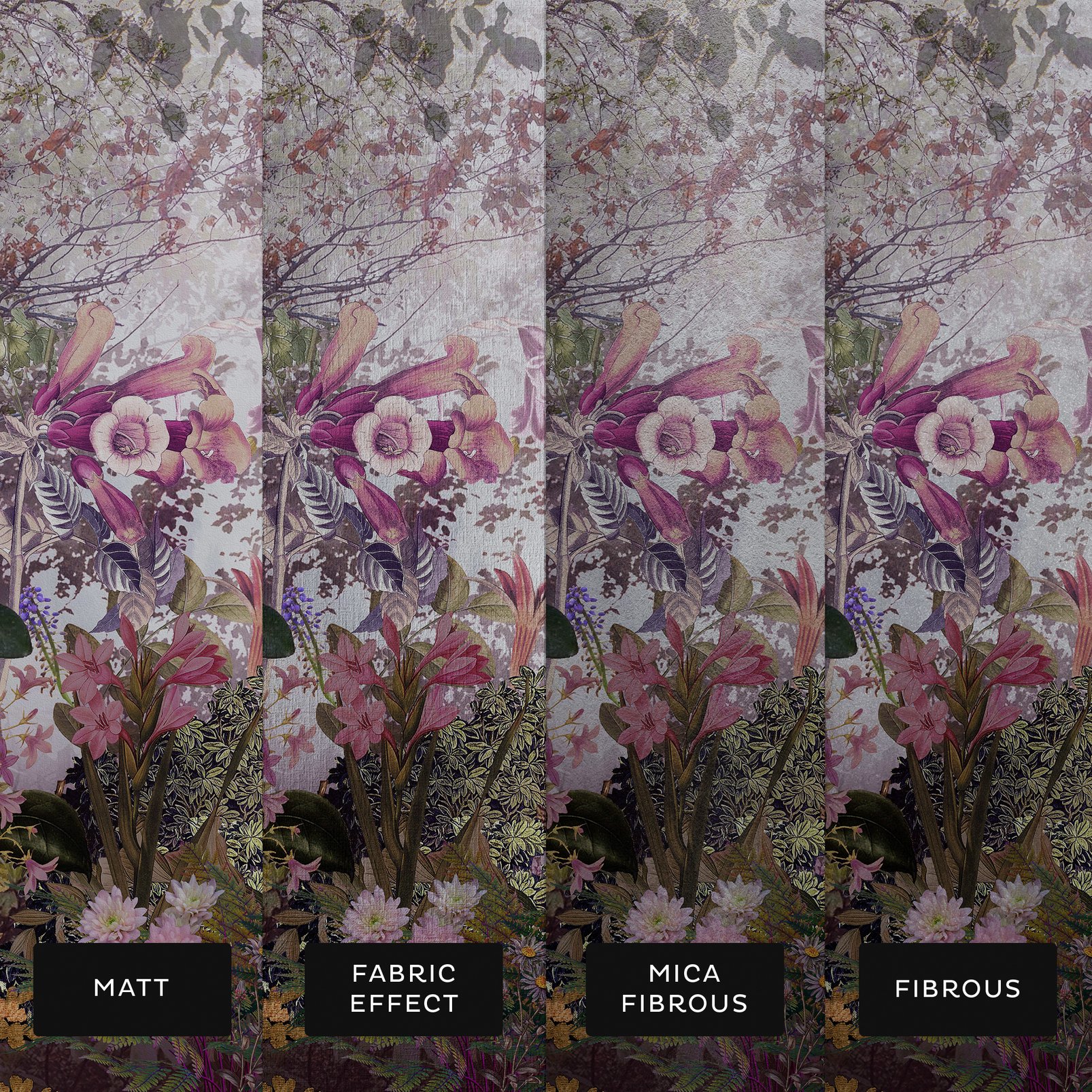 Fantasy Floral Bloom Bespoke Mural