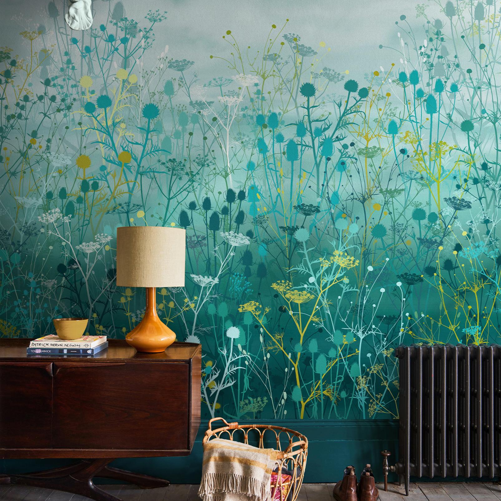 Tania's Garden Peacock Bespoke Mural