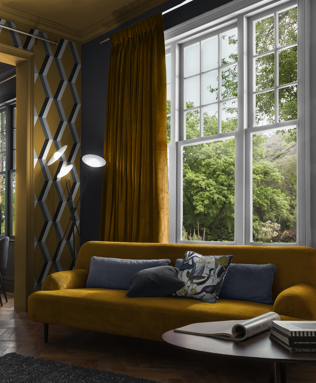 Opulence Sunset Curtain