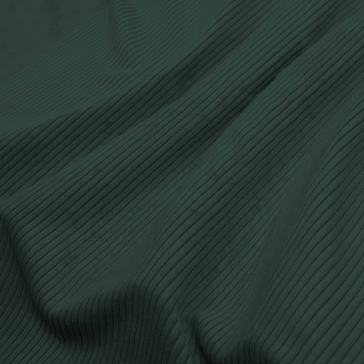 Corduroy Green Curtain