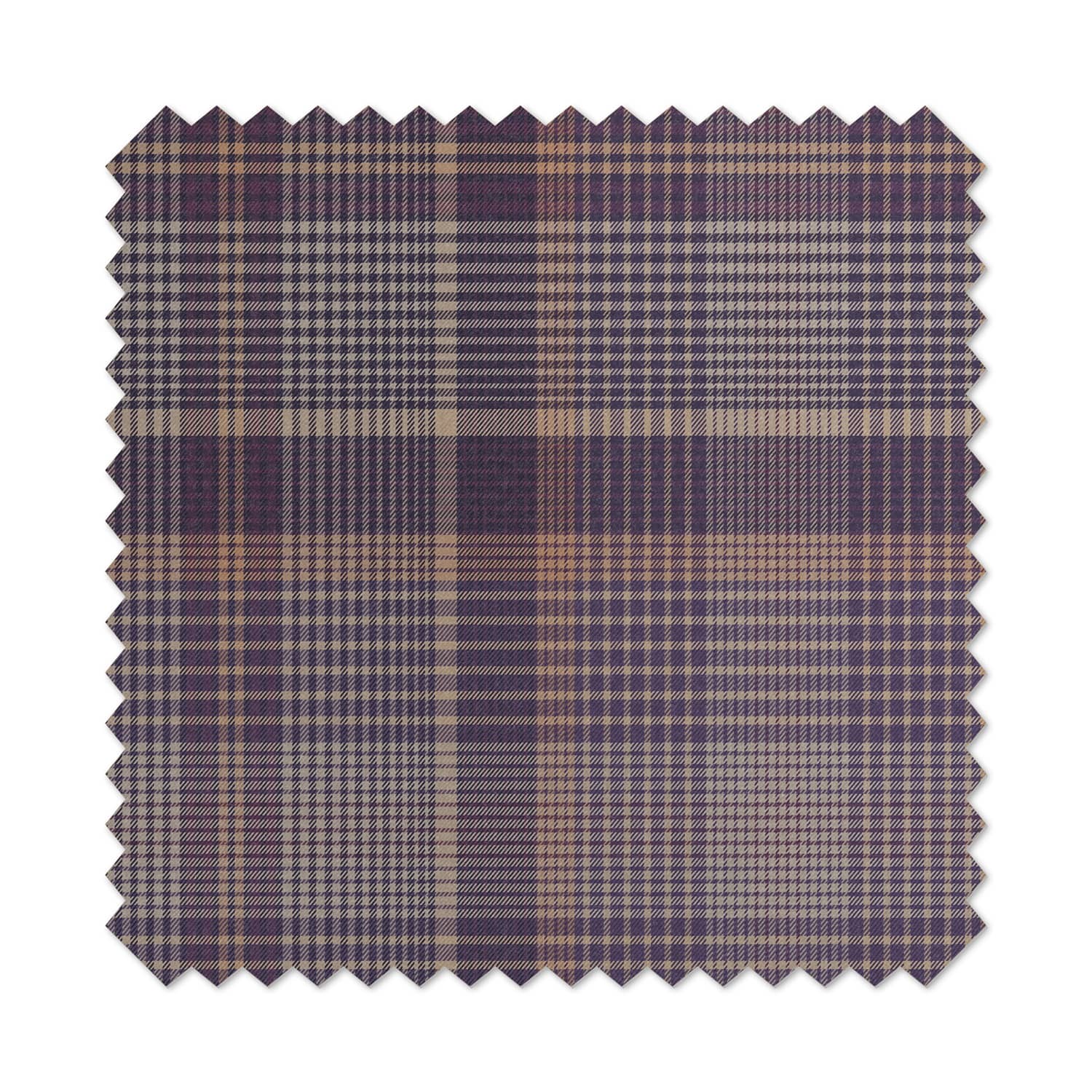 Heritage Plaid Plum Roman Blind
