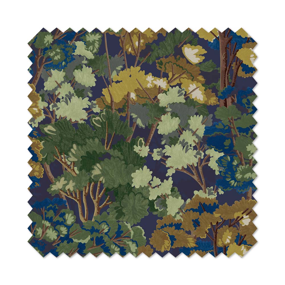 Folklore Tree Midnight Roman Blind