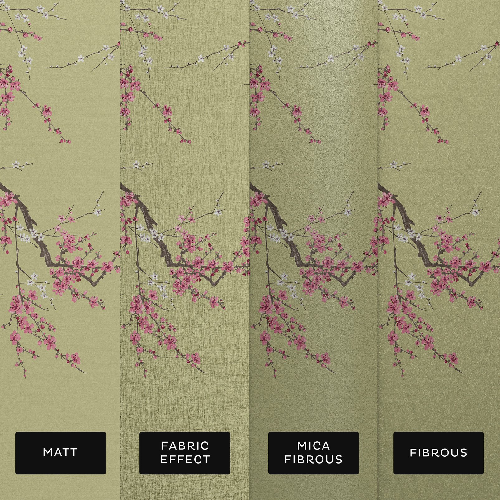Sakura Viridis Bespoke Mural
