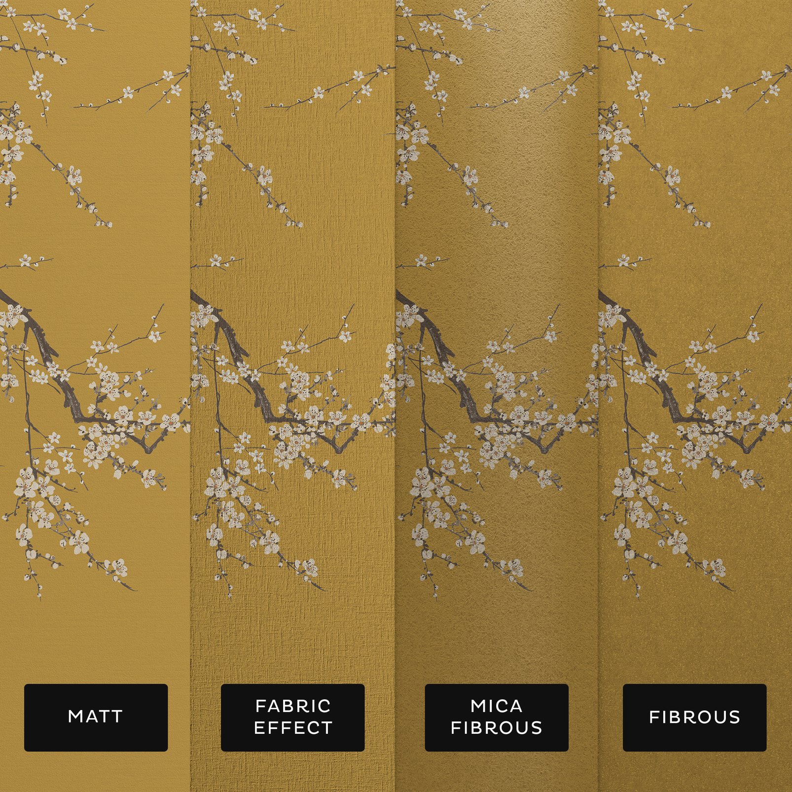 Sakura Turmeric Bespoke Mural