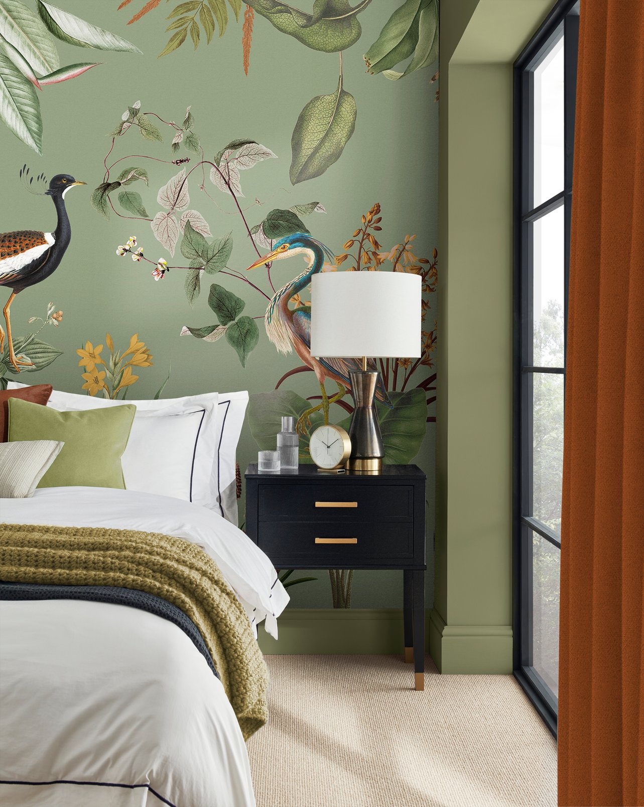 Glasshouse Sage Bespoke Mural