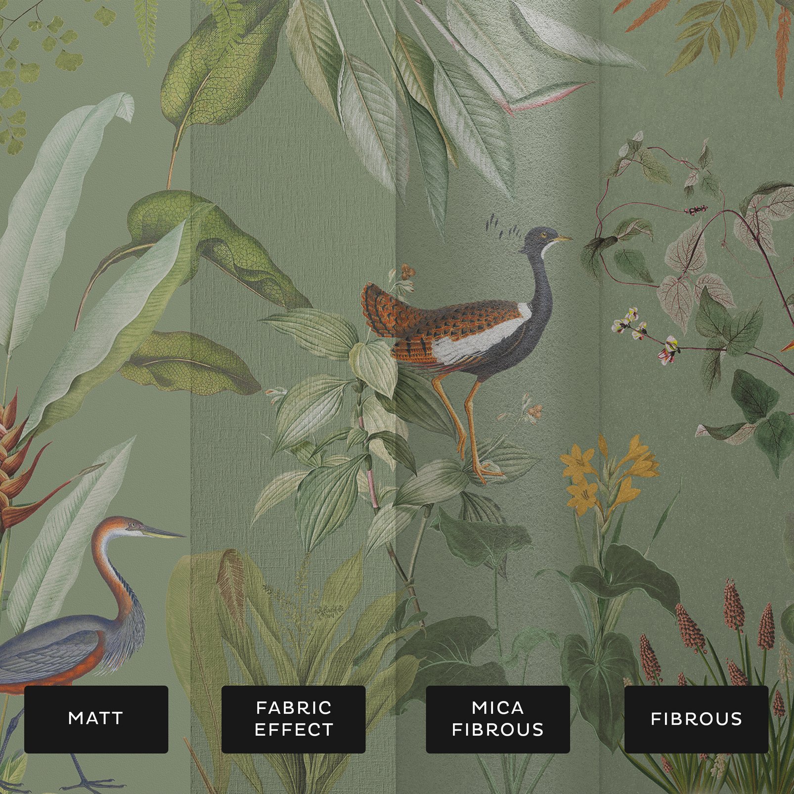 Glasshouse Sage Bespoke Mural