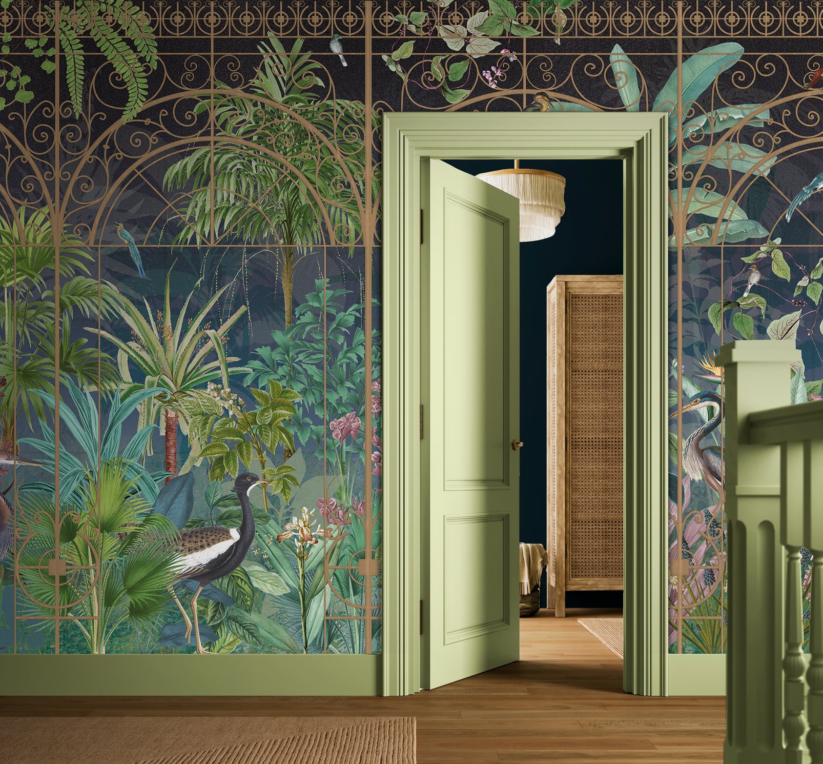 Into The Glasshouse Night Bespoke Mural