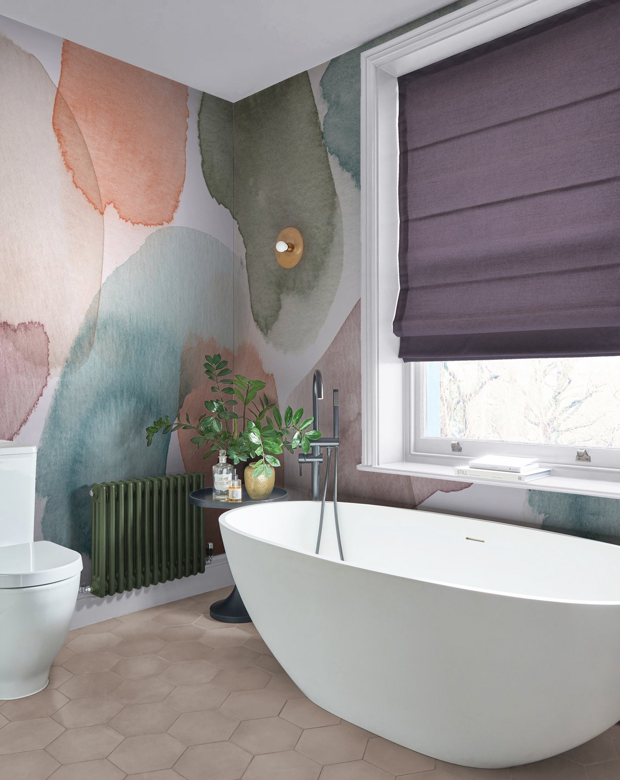 Watercolour Stills Sunset Bespoke Mural