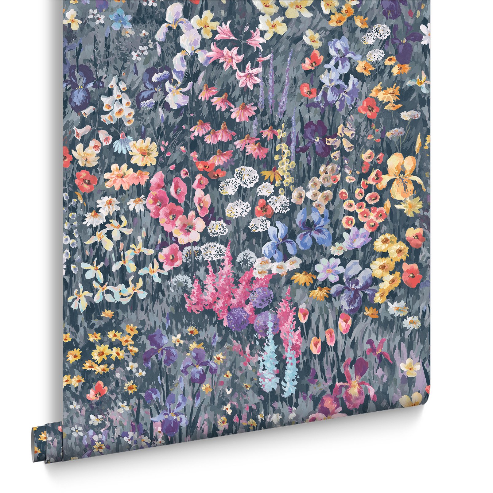 Cottage Garden Midnight Wallpaper