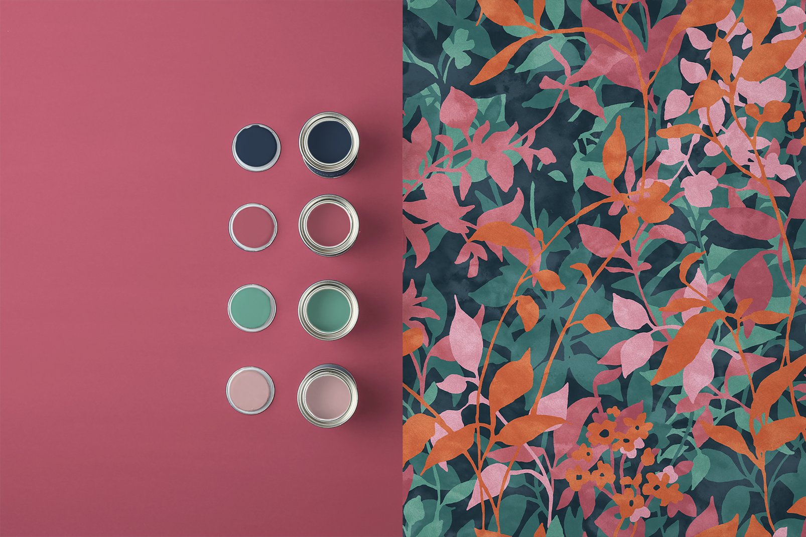 Fleur Vivid Wallpaper