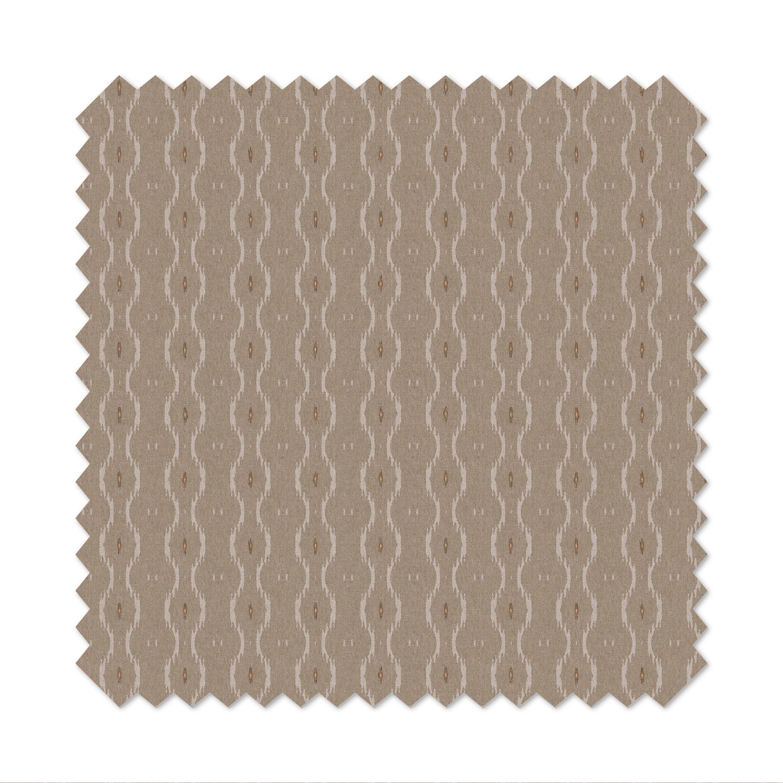 Rustic Ikat Natural Roman Blinds