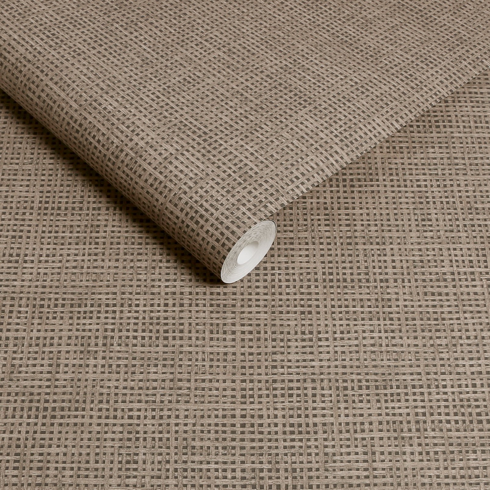 Rustic Weft Toast Wallpaper